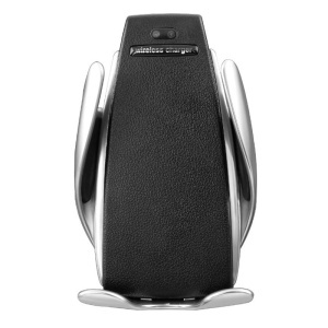 Incarcator , suport auto wireless inteligent ,Marca Hoverwheel ,QI wireless standard, model S5® Wireless Charger, Silver-Black, putere in iesire 5w,7,5,10w, compatibil cu toate tipurile de telefon care suporta incarcare wireless., slp