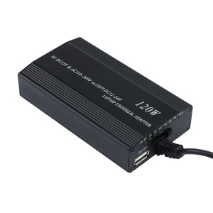 Incarcator universal laptop, priza si auto, 120W, 8 conectori - Img 2