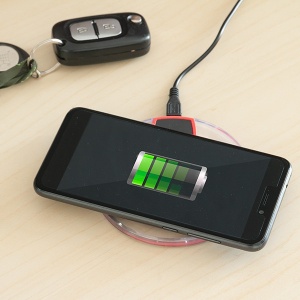 Incarcator wireless, by InnovaGoods Gadget Tech, cablu microusb inclus, wireless Qi + - Img 5