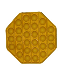 Jucarie anti-stres POP IT hexagon - galben K KATHODE