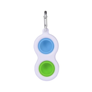 Jucarie antistres, Pop it, breloc, 8 cm, multicolor - Img 2