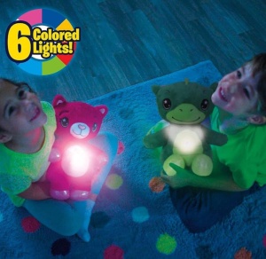 Jucarie de plus cu desene animate - unicorn curcubeu, LaiXiaoBei, lumina de proiectie a visului cerului instelat, multicolor - Img 5