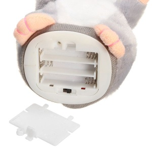 Jucarie hamster interactiv vorbitor maro/alb - Img 3