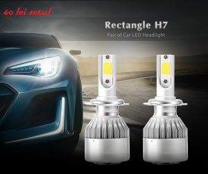 Kit 2 led-uri auto H7 C6, 48 W, 6000K, 3800 lm - Img 5