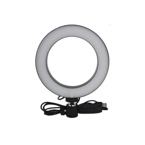 Lampa circulara profesionala Ring Light, telecomanda, inaltime trepied 210 cm inclus, 3 moduri de lumina, 10 trepte de iluminare, circumferinta 16 cm, K KATHODE - Img 2