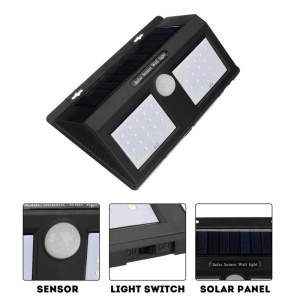 Lampa Cu LED Dubla Solara Si Senzor De Miscare 40 x LED - Img 4