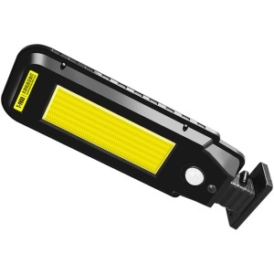 Lampa solara T-100A, senzor de miscare, rezistenta la apa, Negru - Img 2