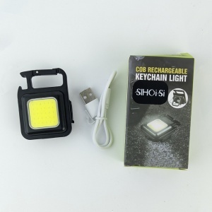 Lanterna LED de buzunar, SIHOiSi, USB, 500 lm, 6x4.2 cm, Negru - Img 11