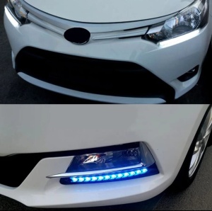 Lumini de zi Led Drl cu Semnalizare Dinamica Secventiala stil Sageata 18 cm si 6 module - Img 2