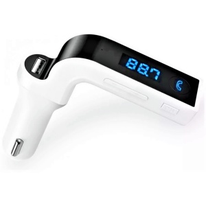 Modulator FM Auto Bluetooth, G7, Alb