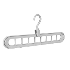 Organizator de umerase pentru haine, rotatie 360°, 2 moduri de folosinta orizontal/vertical, gri K KATHODE