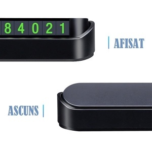 Placuta numar de telefon magnetic pentru parcare temporara - Img 3