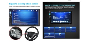 Radio Mp5 player auto 7010B 2din player auto universal Rama, Camera Marsarier, Bluetooth, Navigatie MirrorLink - Img 7