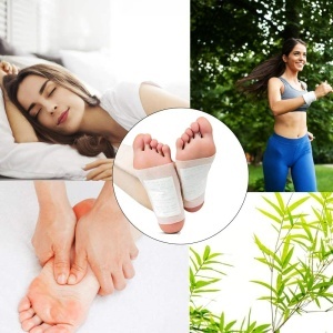 Set 100 Plasturi KINOKI, pentru Detoxifierea Organismului, cu Turmalina, Vitamina C, E si Uleiuri Rafinate - Img 3