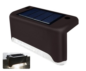 Set 12 lampi cu incarcare solara pentru scari/garduri, lumina de veghe, alb rece, senzor de lumina, IP65 K KATHODE - Img 2