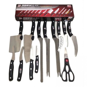 Set 13 cutite bucatarie Miracle Blade World Class - Img 6