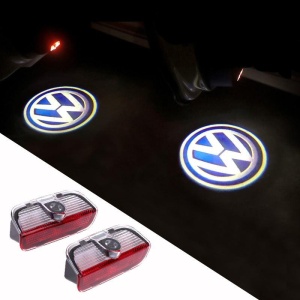 Set 2 Proiectoare cu logo dedicate VW Golf, Jetta, Passat, Sharan, Touareg - Img 2