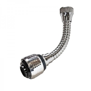 Set 2 Racorduri flexibile, universale pentru robinet, Turbo Flex360, 15 cm