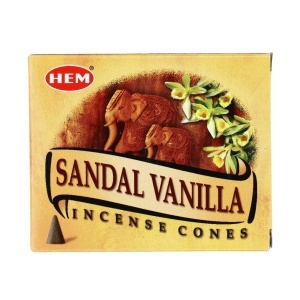 Set 20 Conuri parfumate, Sandal Vanilla