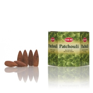 Set Conuri parfumate Backflow - 40 Buc - Patchouli