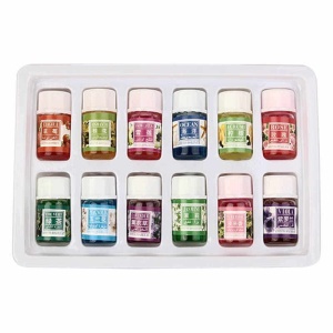 Set de 12 uleiuri esentiale pentru aromatherapy, diferite esente, 3ml, Blasko
