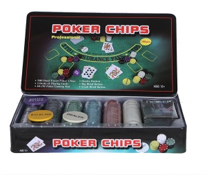 Set Poker Texas 300, jetoane si carti