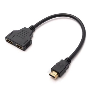 Splitter HDMI cu 2 iesiri elSales ELS-SPL2, rezolutie Full HD, cablu 20 cm, negru - Img 3