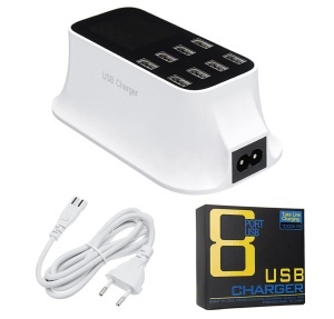Statie de incarcare, USB 3.0 Fast Charger 8 Porturi USB, afisaj digital, 8A 5.2V, K KATHODE - Img 4