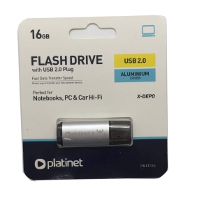 Stick Memorie USB 2.0 Flash Drive 16GB Platinet