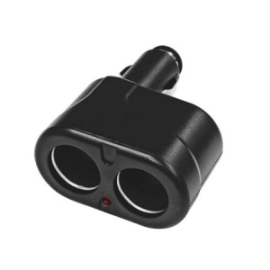 Suport auto telefon universal tip cleste + distribuitor priza bricheta, 2 prize auto cu led KATHODE - Img 4