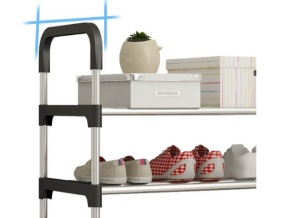 Suport pantofi, 6 etajere, 114x54x22 cm, plastic/metal K KATHODE - Img 2