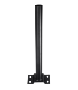 Suport pentru Proiector Stradal, Prindere pe Perete, Diametru 5 cm, Lungime 49 cm, Metal, Negru - Img 3