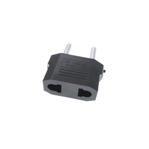 Adaptor priza us la tip priza Europa, cb-05, negru