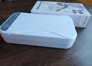 Aparat de dezinfectare si sterilizare cu lumina UVC si aromaterapie cu incarcare USB si portabil, pentru telefoane, chei si alte obiecte mici - Img 11