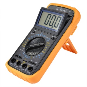 Aparat de Masura Digital Afisaj Electronic,Carcasa antisoc,Sonde temperatura,DT9208A+Cadou Set 12 Surubelnite - Img 3