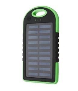 Baterie externa cu incarcare solara, capacitate 5000 mAh, 2 x USB - Img 2