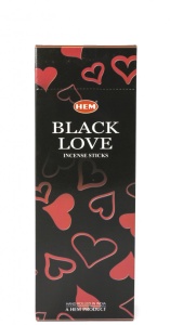 Betisoare parfumate Hem Black Love 20buc