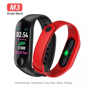 Bratara Fitnes Smartband BiTec-M3, bluetooth, display OLED, IP67, Ritm cardiac, ceas, notificari, pedometru,aplicatii, Rosu - Img 8