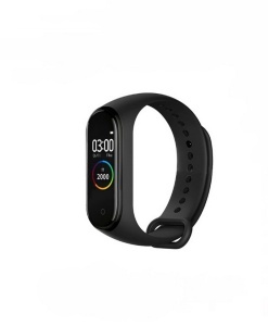 Bratara fitness Rovtop M4 Smart, ritm cardiac, puls, compatibila android si IOS, negru