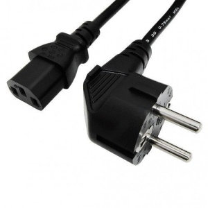 Cablu alimentare Monitor, PC 1.2 m negru