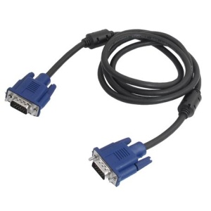 Cablu VGA Monitor Detech, dublu ecranat, bobine antiparaziti - Img 3