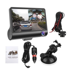 Camera auto tripla fata, spate, interior, design tip monitor, 4 inch, Full HD - Img 5
