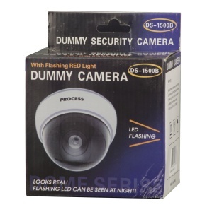 Camera supraveghere falsa de tip dome, Led Rosu - Img 2