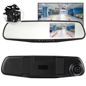 Camera Video Auto Dubla Tip Oglinda, Meniu Limba Romana, Full-HD 1080p, Display 4.3 Mod Parcare, G Senzor, Detectie Miscare, Unghi larg filmare marca Reflection Vision® - Img 3