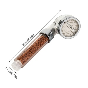 Cap de dus cu granule anticalcar, leduri RGB pentru detectarea temperaturii, senzor de temperatura, economisire apa K KATHODE - Img 3