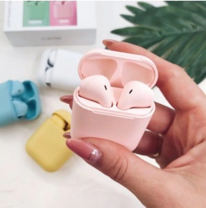 Casti KlaussTech Bluetooth V5.0, Carcasa de Incarcare, Autonomie 4 ore, Incarcare 70 min, Utilizare Usoara, Design Ergonomic, Moderne, Culoare Roz - Img 3