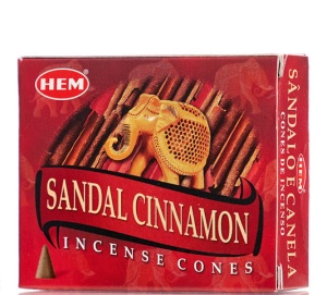 Conuri Parfumate HEM, Sandal Cinnamon, 10 buc