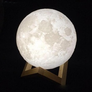 Difuzor de aromaterapie ultrasonic/umidificator si lampa de veghe MoonLight, 880ml, 3 variante de lumina - Img 5