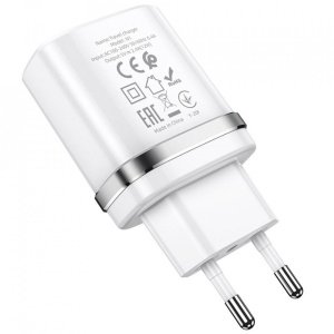 Incarcator Priza USB-A, 10W, 2.4A - Hoco Ardent (N1) - White - Img 7