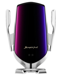 Incarcator Wireless Auto universal, cu Senzor inteligent, suport SMART Fast Charger 10W, clema prindere ventilatie